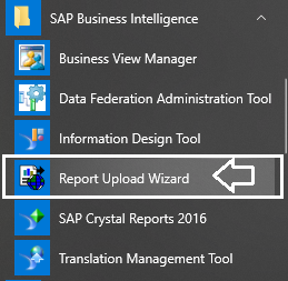 Migrating BOE Crystal Reports Example