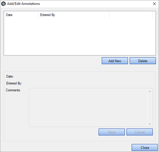Add or Edit Annotations