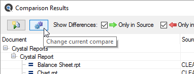 Compare Files, Reports, and Databases